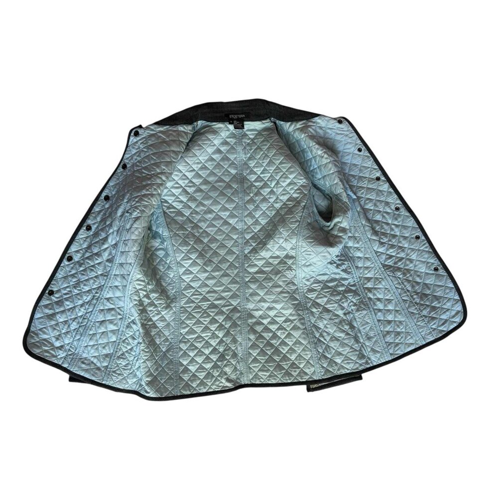 Vintage Etcetera Patchwork Quilted Silk Jacket Mu… - image 8